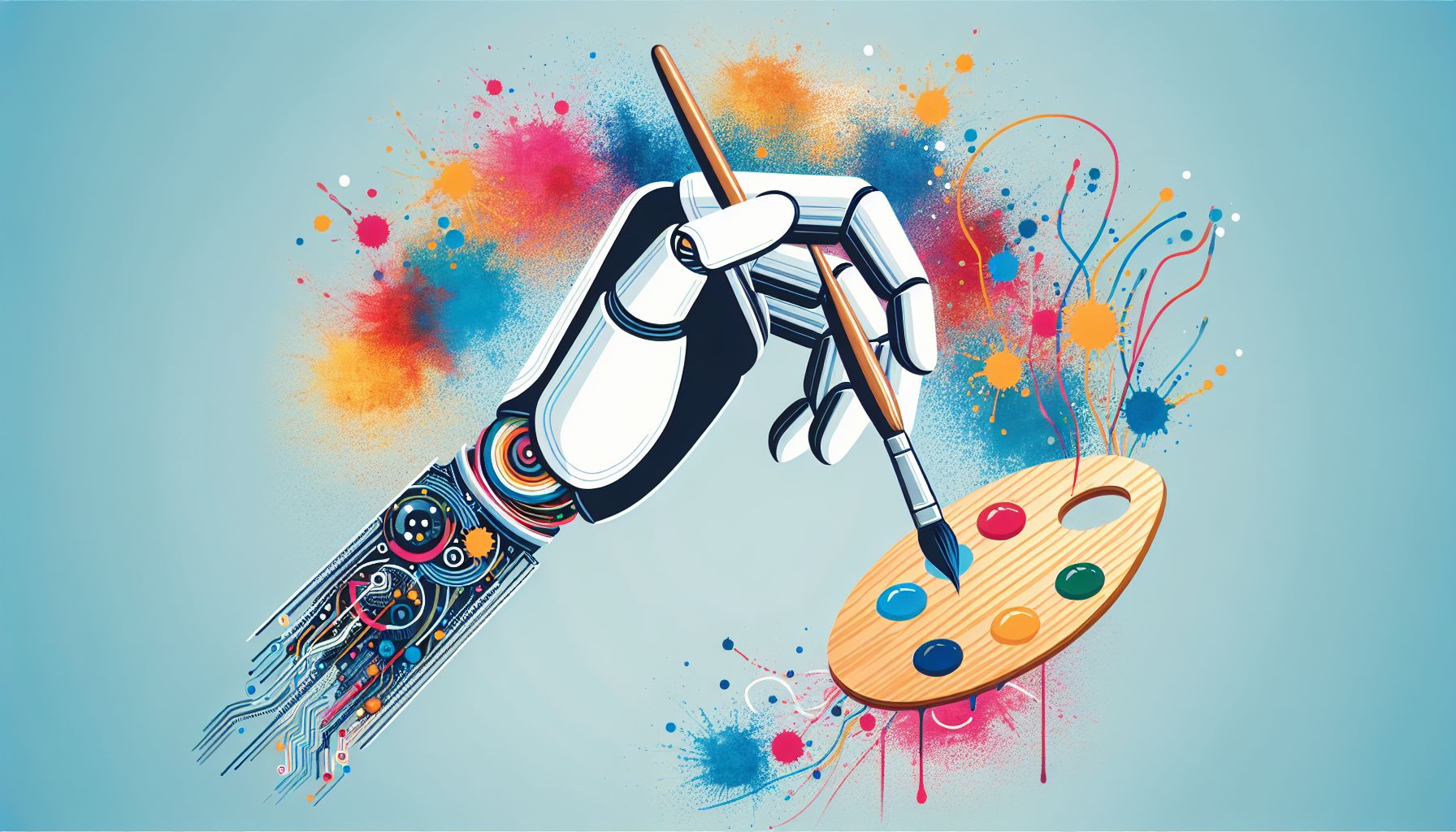 The Brains Behind the Brush: AI in Creative Arts