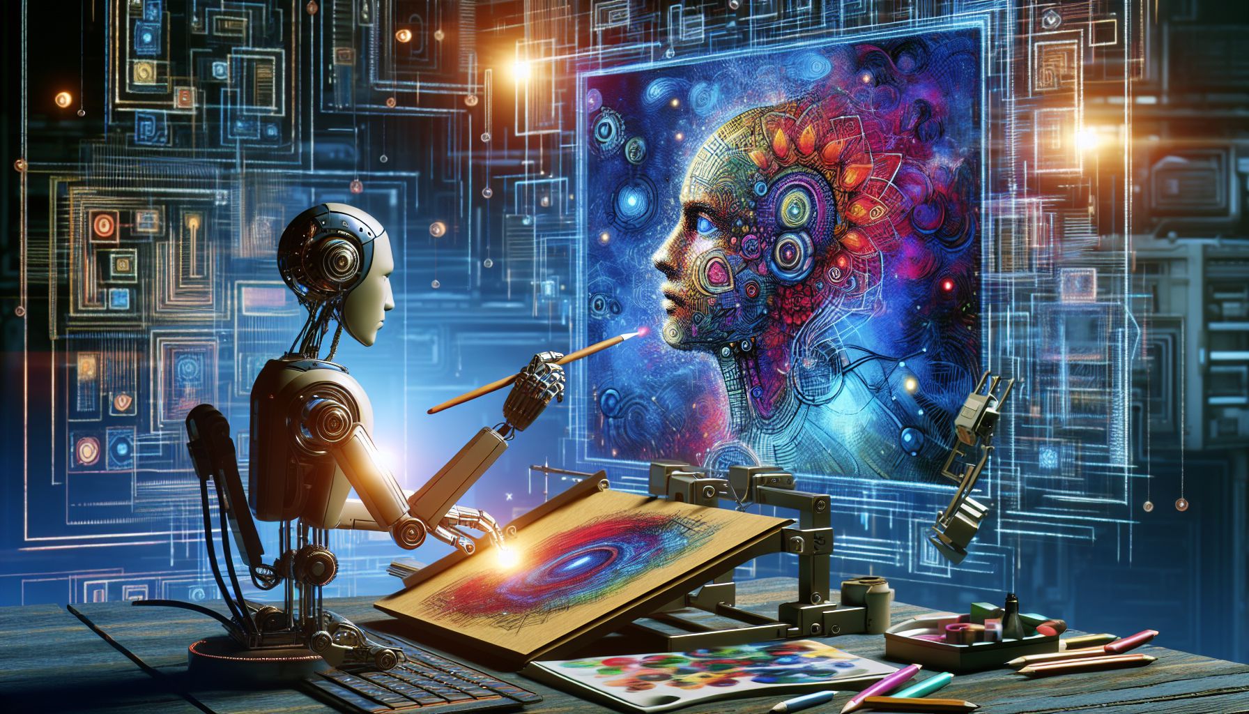 The Advent of AI in Creative Arts: Tech’s Brush with Imagination